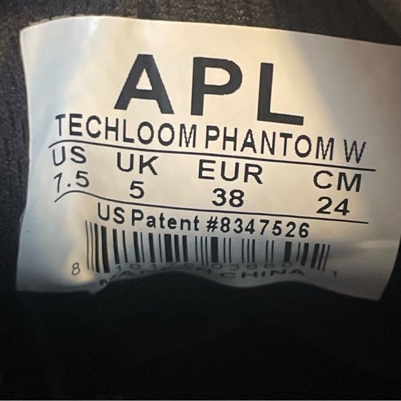 NIB-APL-ATHLETIC PROPULSION LABS TechLoom Phantom calf hair Sneaker W 7.5 - Picture 7 of 7